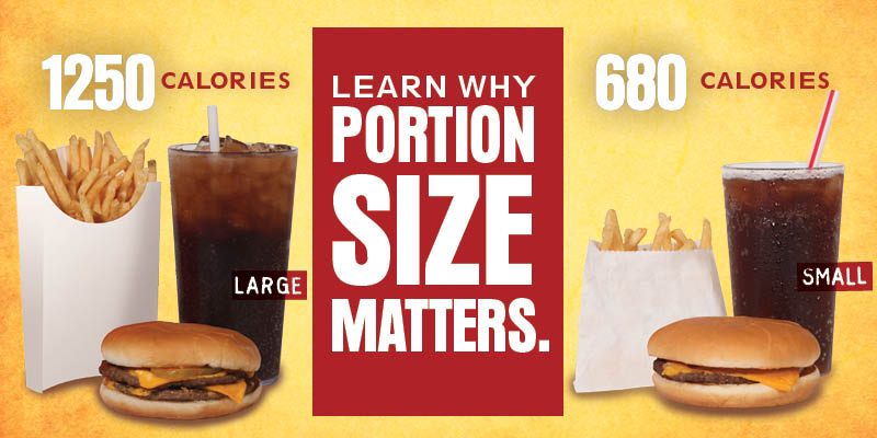 Portion sizes matters